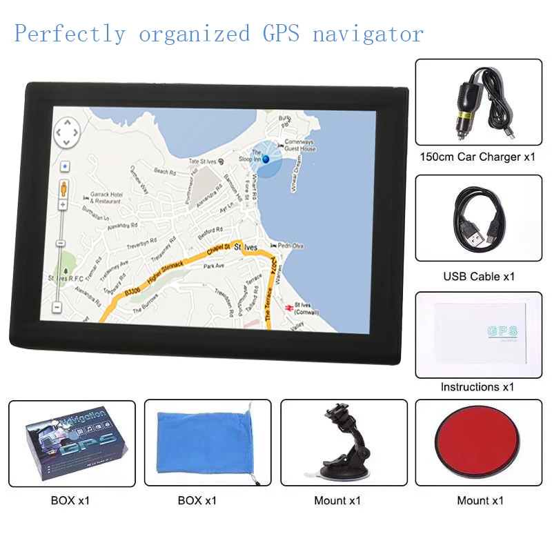 Автомобильный gps-навигатор автомобильные аксессуары 9 дюймов конденсатор HD FM Bluetooth 256BM спутниковый голосовой автомобильный навигатор Navitelk грузовик gps Naviga