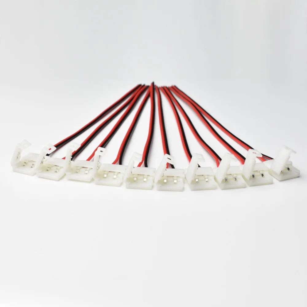 2 контактный Бесплатный припой соединительный провод кабель PCB ширина 10 мм для SMD