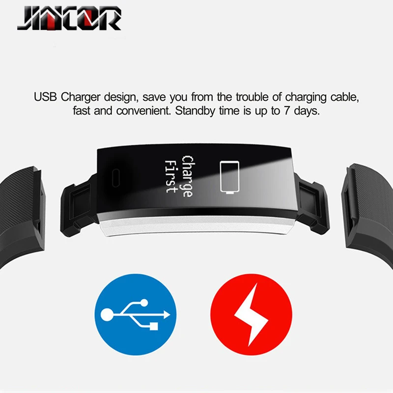 Новый id115 HR умный Браслет Heart Rate Мониторы Фитнес трекер SmartBand для iOS телефона Android |