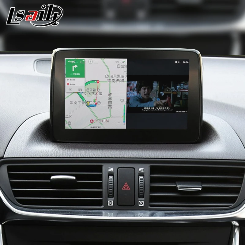 Android мультимедиа видео интерфейс для CX 3 4 5 9 2013 20 CarPlay коробка поддержка Youtube waze по