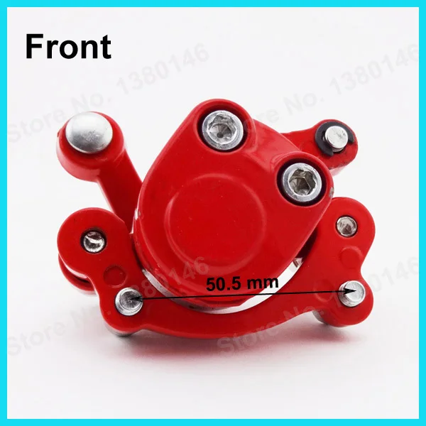 Красный левый и правый дисковые тормоза суппорты китайский карман для грязи