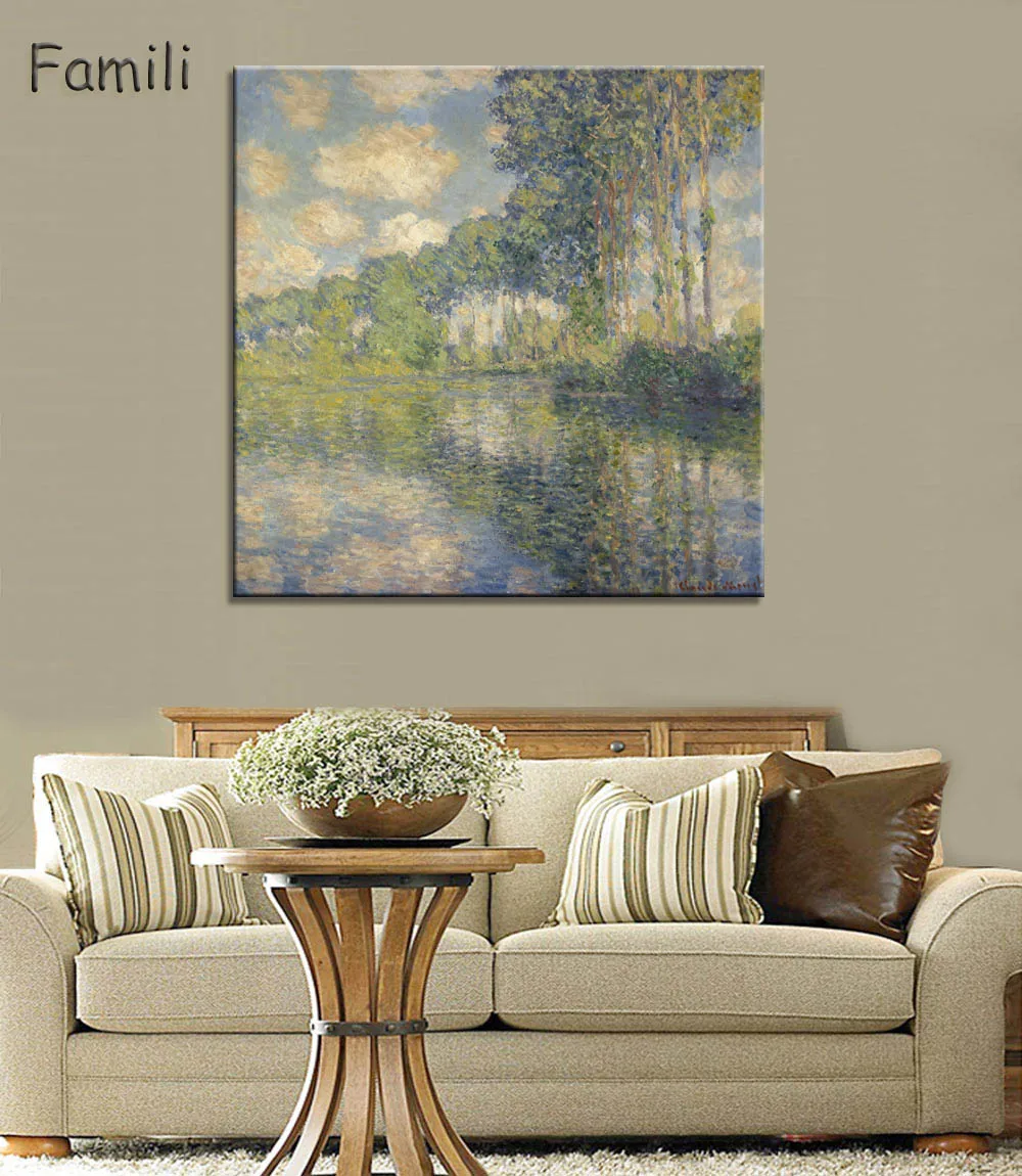 Продажа мунет картина маслом Лотос холст печать без рамки импрессионист стены