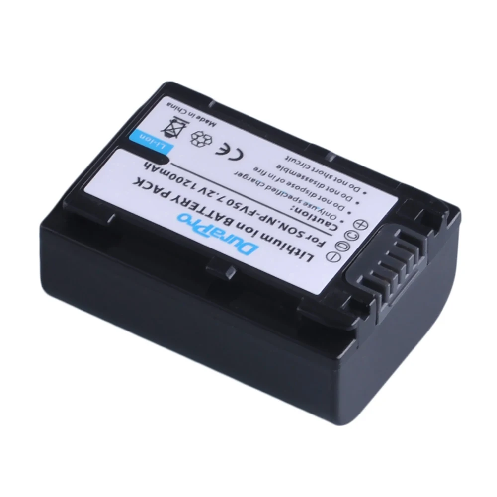 2Pcs x DuraPro NP-FV50 FV50 Camera Battery for SONY HDR CX390 290E PJ510 820E 790E 660E XR260 CX700E PJ50E 30E SR68 CX180E VG10E |