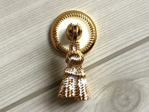 Прямая ручка для комода ручки выдвижных ящиков белое золото кисточка мебельная