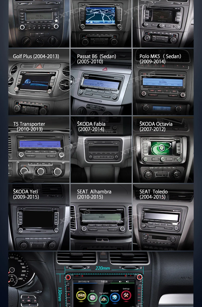 " dab+ Радио dvd-плеер GPS для Volkswagen VW Skoda сиденье Гольф Passat Мужские поло Magotan Tiguan T5 VENTO автоматический 2 DIN SD RDS стерео