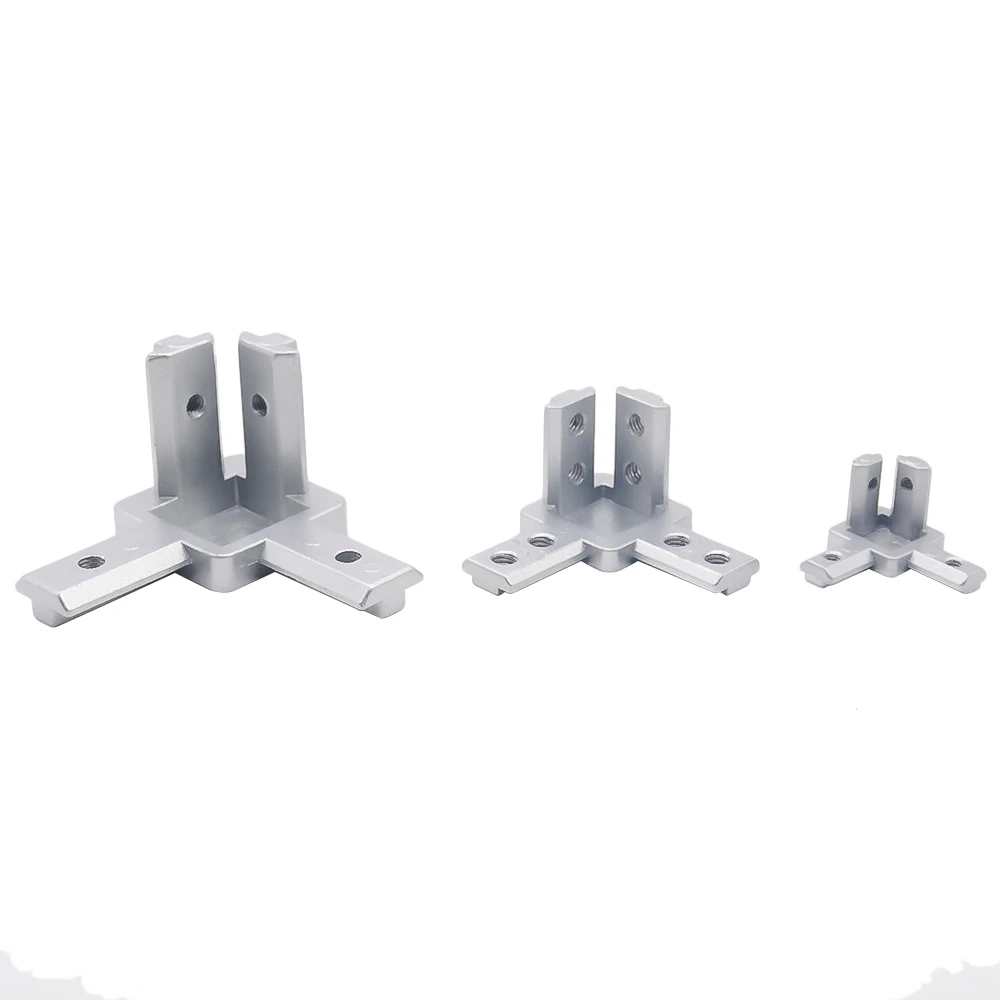 L образный трехмерный кронштейн 2020 скрытый 3 ходовой угловой разъем стандарта ЕС