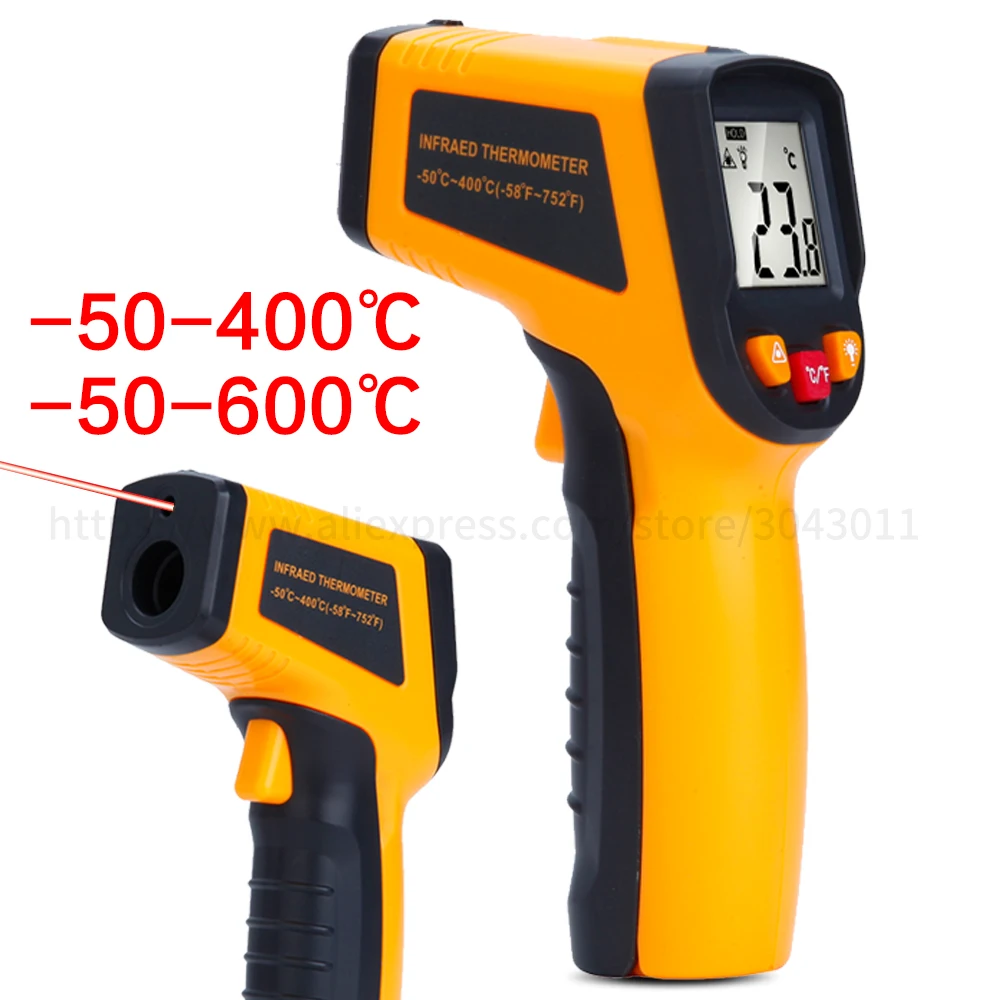 Бесконтактный ручной инфракрасный пистолет для измерения температуры