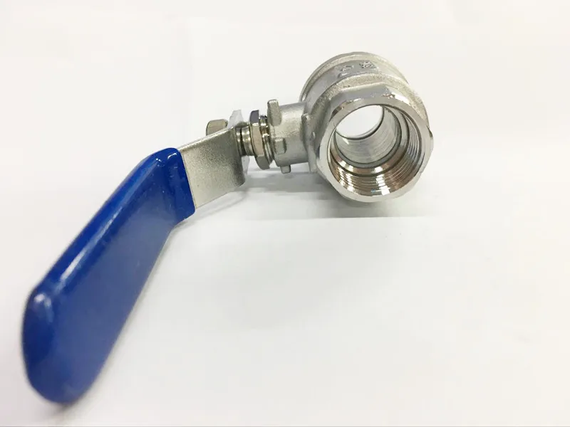 US High Quality 1/4&quot Female Full Port Ball Valve (2 Pcs Type) Vinyl Handle WOG1000 Stainless Steel SS316 | Обустройство дома
