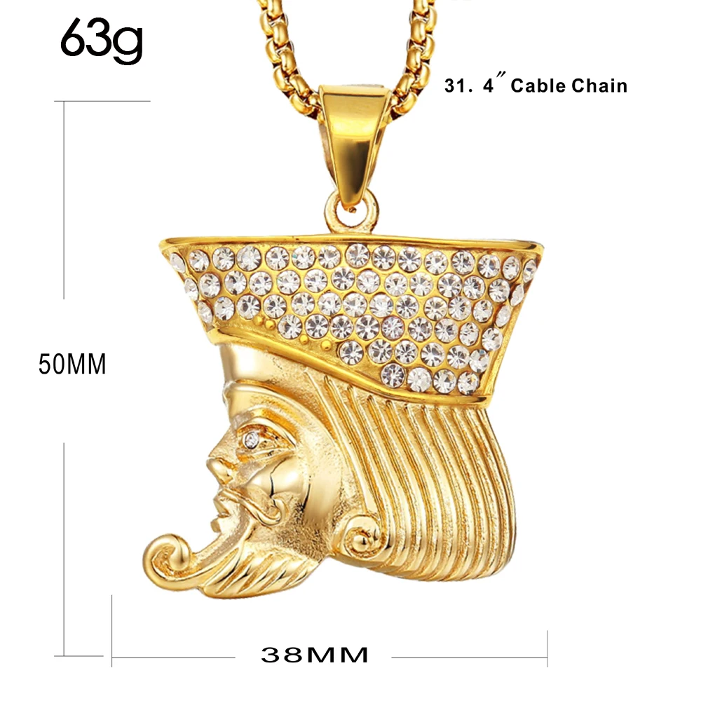 Цепочка с подвеской цепочка мужская в стиле хип-хоп | Украшения и аксессуары