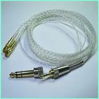 1,2 м 4 фута FURUKAWA Furutech посеребренный с защитным кабелем для наушников кабель обновления для HIFIMAN HE-5 HE-6 HE-400 HE-500