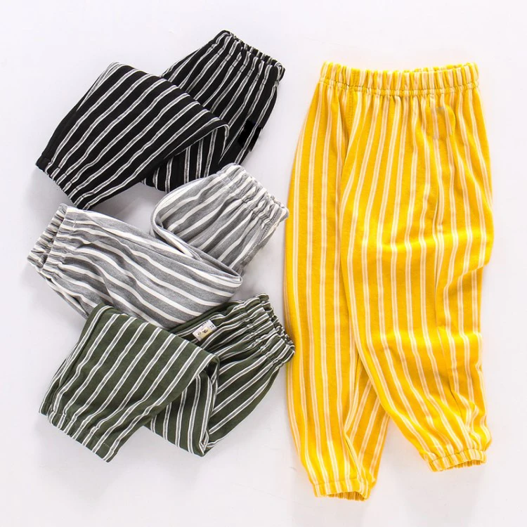 Детские спортивные штаны с защитой от комаров Шаровары для мальчиков и девочек