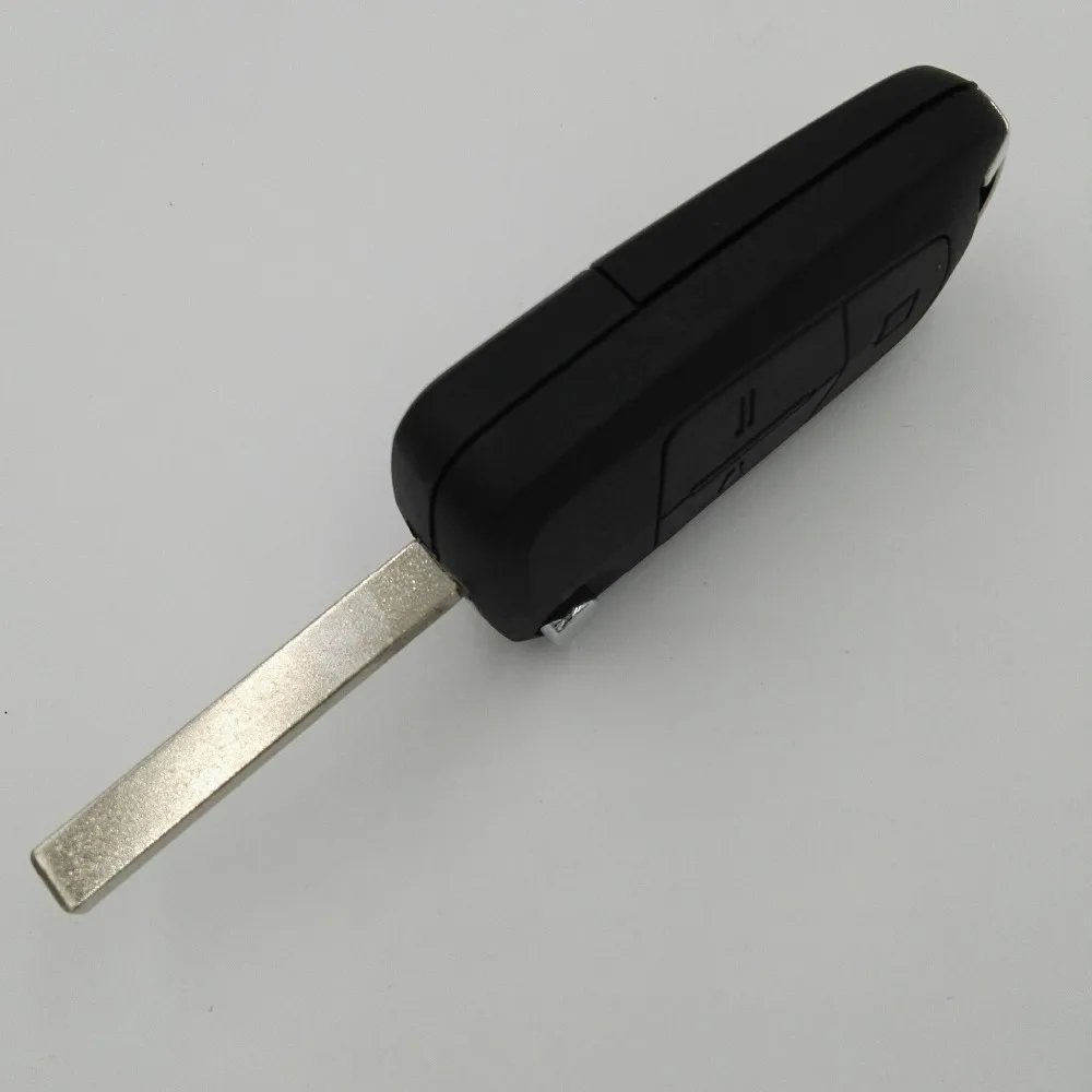 3 кнопочный необработанный раскладной чехол для ключа с дистанционным