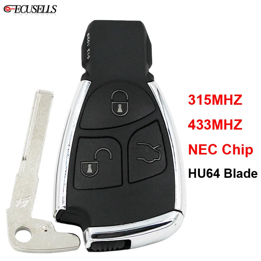 Модифицированный 3 кнопочный дистанционный ключ автомобильный смарт брелок 315