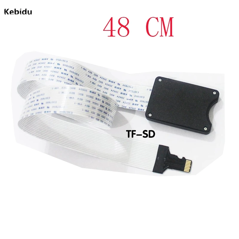 Kebidu 2016 Горячая Распродажа 48 см TF для micro SD карты гибкий Удлинительный кабель