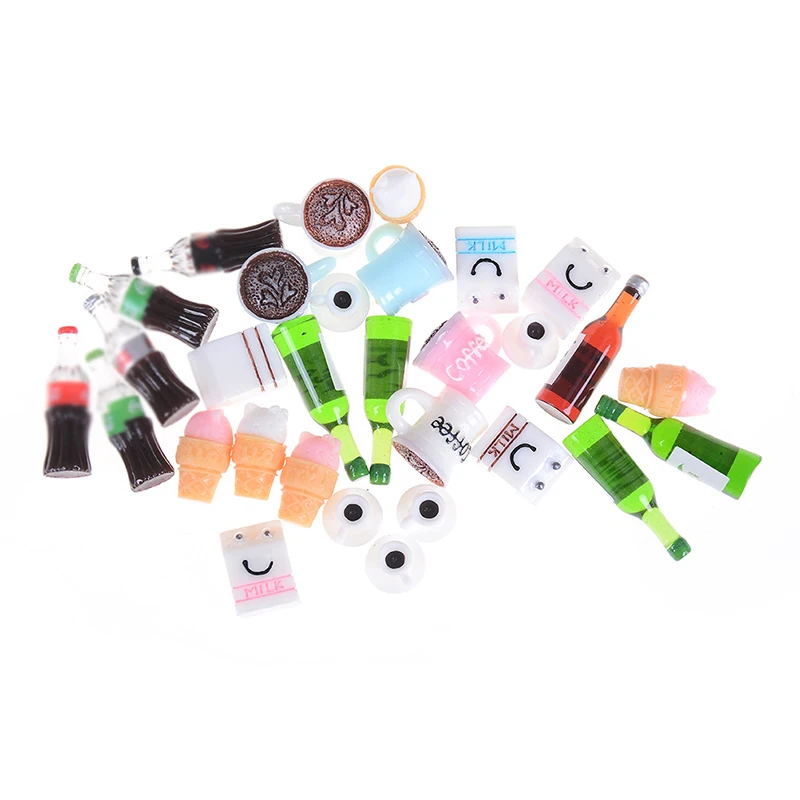 5 шт. мини пивные напитки Milks кукольный домик Реалистичная миниатюрная форма для