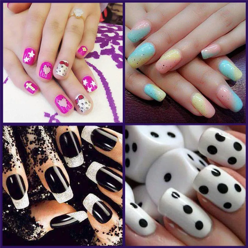 Гель Лен 6 бутылок краска собственного приготовления Цвет УФ-гель для ногтей 150