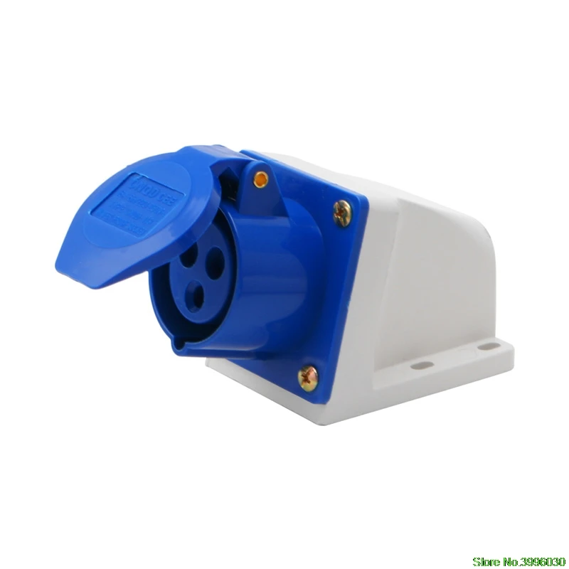 16 Amp 3 Pin промышленная вилка или розетка 220-250V всепогодный IP44 2P