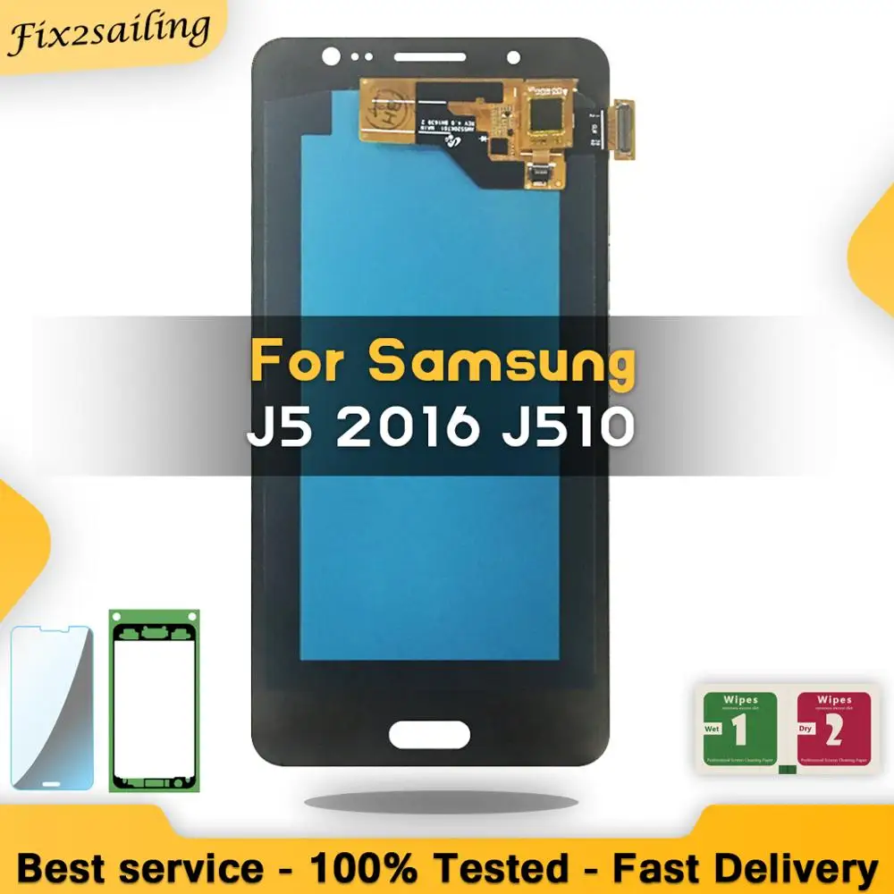 ЖК дисплей Super AMOLED для Samsung Galaxy J5 2016 J510 J510F J510FN J510M с сенсорным экраном и