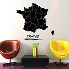 Карта Франции, настенная наклейка, планшетофон для гостиной, Города Парижа, специальный дизайн, карты, искусство, роспись, DIY, интерьер, дети SYY548