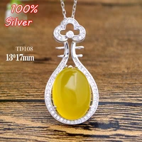 100 s925 sterling silver color pendant blank base fit 13x17mm amber pendant water drop oval jewelry making