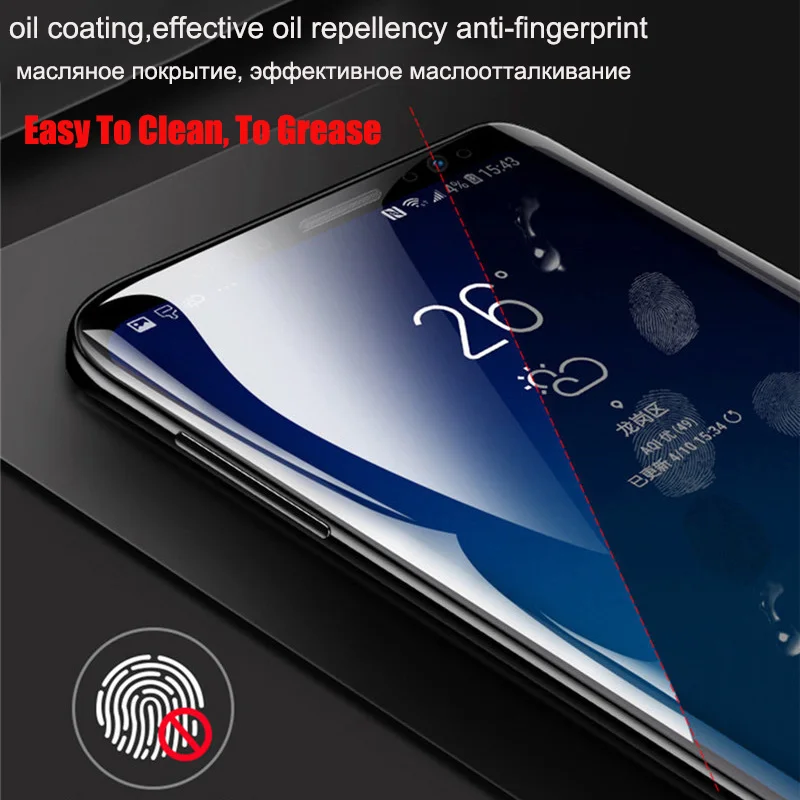 9D полное покрытие Гидрогелевая пленка для Samsung Galaxy Note 8 9 S9 мягкий протектор экрана