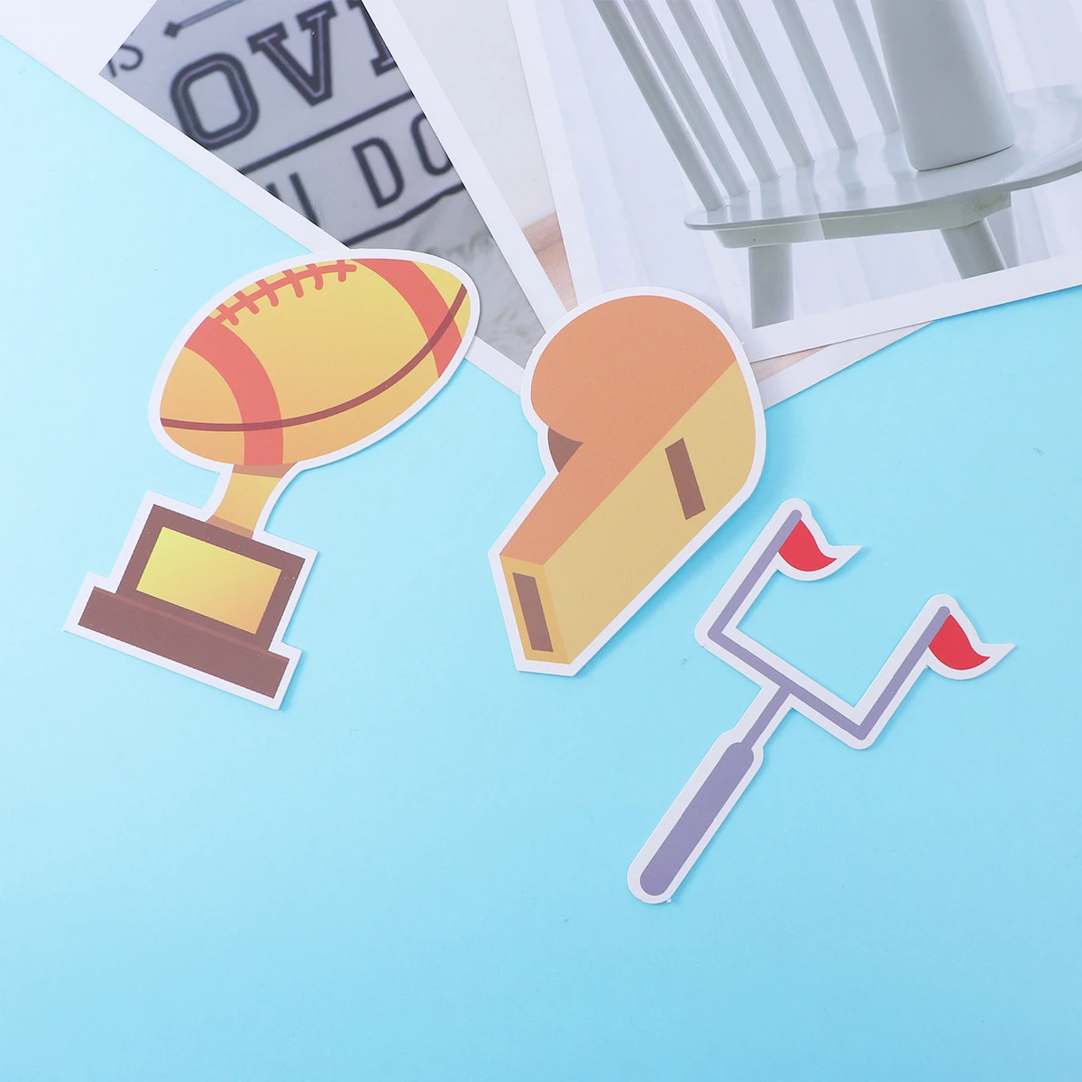 25 шт. регби Спорт на открытом воздухе реквизит для фотосессии Творческий