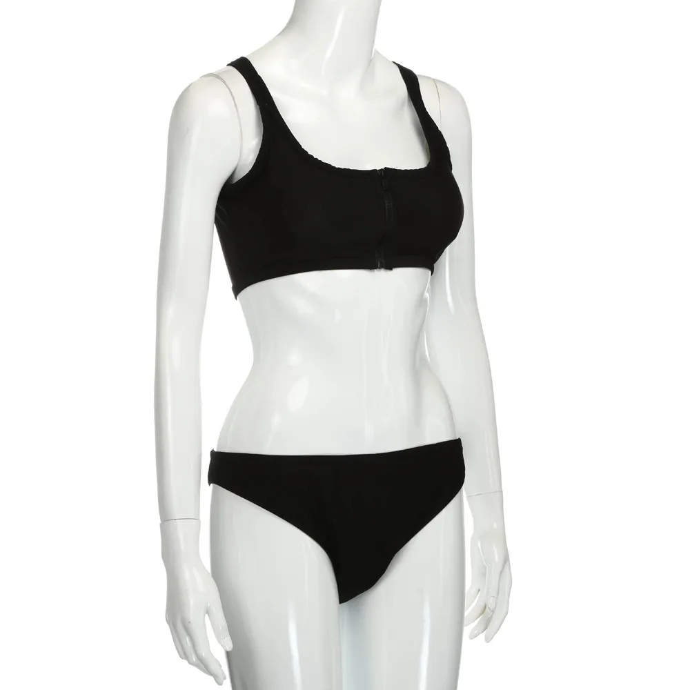 SAGACE Бандаж бикини купальники для женщин купальник сплошной цвет набор 2019