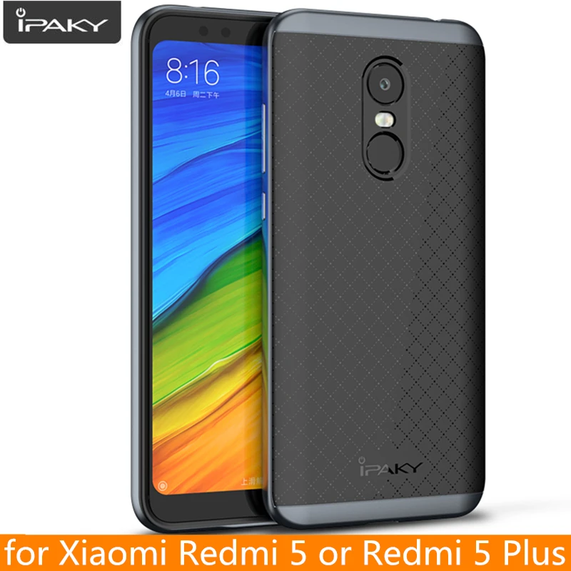 Для Xiaomi Redmi 5 Plus чехол iPaky Redmi 5 Plus силиконовый PC Гибридный противоударный защитный чехол для Xiaomi Redmi 5 Чехол