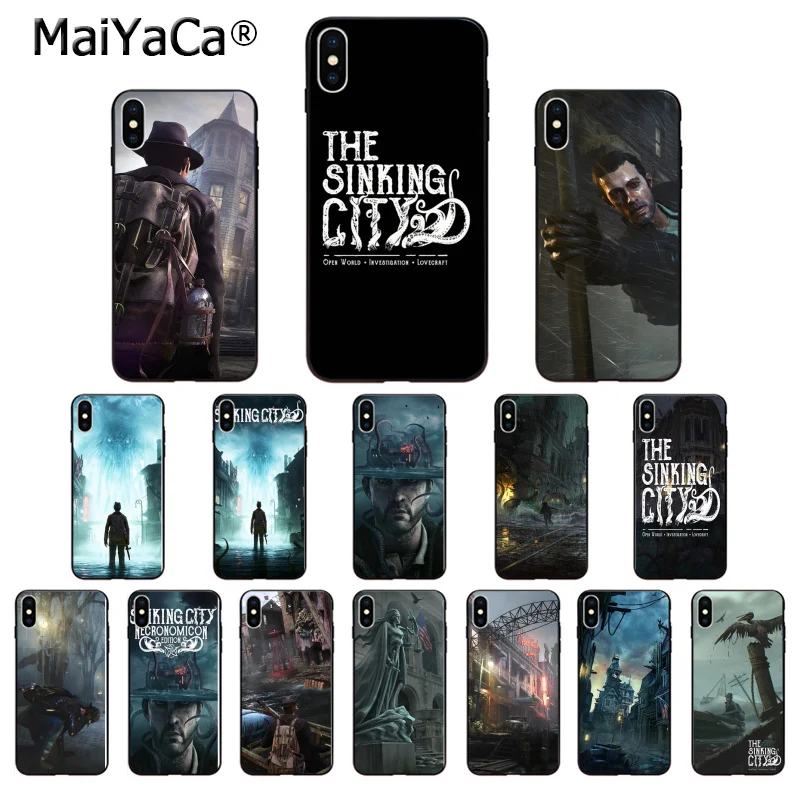 

MaiYaCa The Sinking City TPU Soft Silicone Phone Case Cover for Apple iPhone 8 7 6 6S Plus X XS MAX 5 5S SE XR Mobile Cover