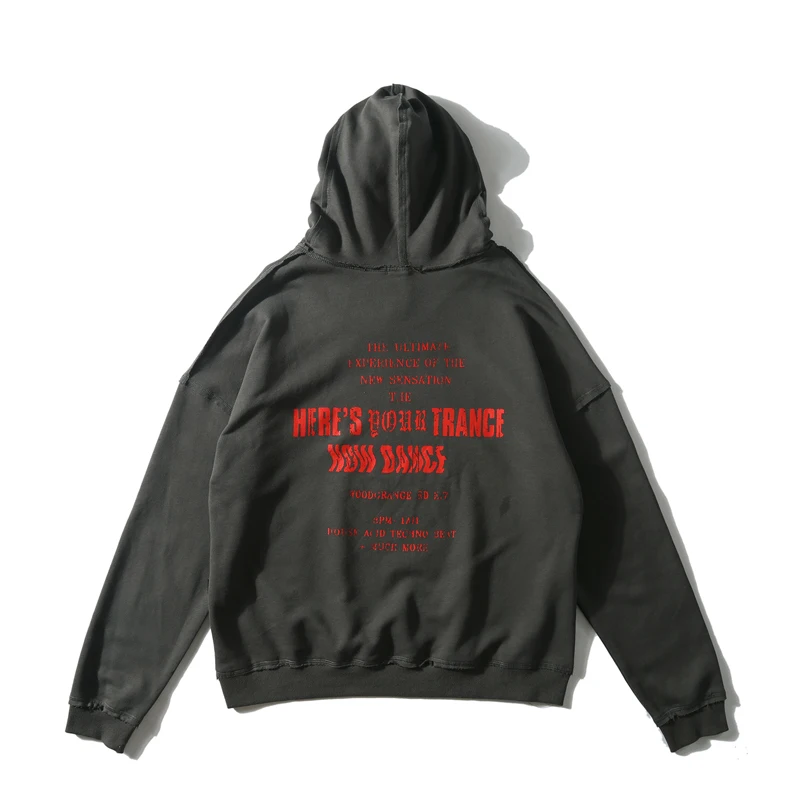 Мужские толстовки винтажные с принтом падшего ангела в стиле хип-хоп уличная