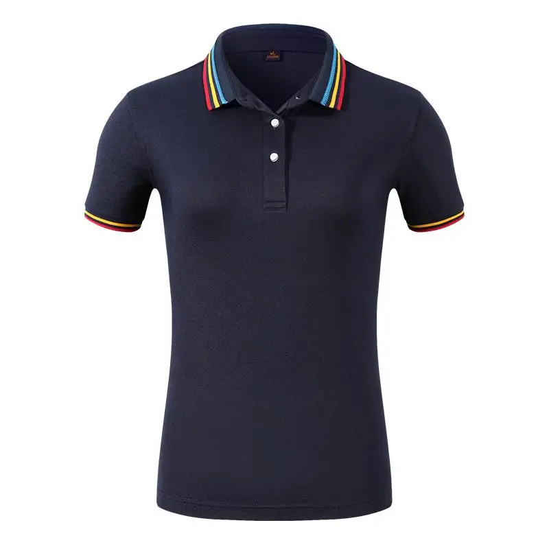 Модные высококачественные летние Брендовые женские рубашки поло с коротким