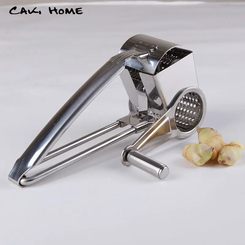Ротари терка для сыра Slicer обрывки барабан из нержавеющей стали ручной имбирь