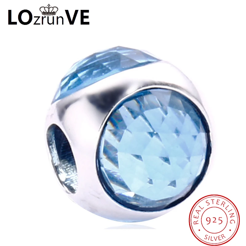 LOZRUNVE оригинальный 925 Серебро DIY очаровательные модные элегантные pandulaso браслет из