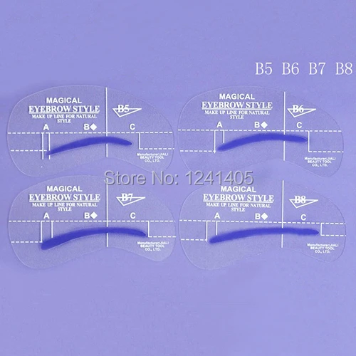 4 шт./компл. стилей Уход за лошадьми трафарета комплект Make Up Макияж Формирование DIY