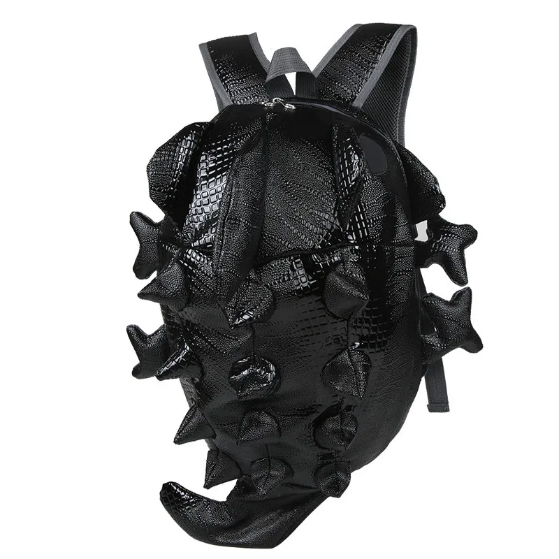 

3D Chameleon Backpack Male Special Monsters Backpack Lizard Travel Bags Cartoon Rucksack Shoulder Kids School Bag Satchel