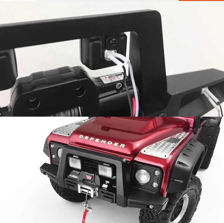 Передний бампер knight + светодиодный светильник кронштейн для TRX4 D110 только trx 4