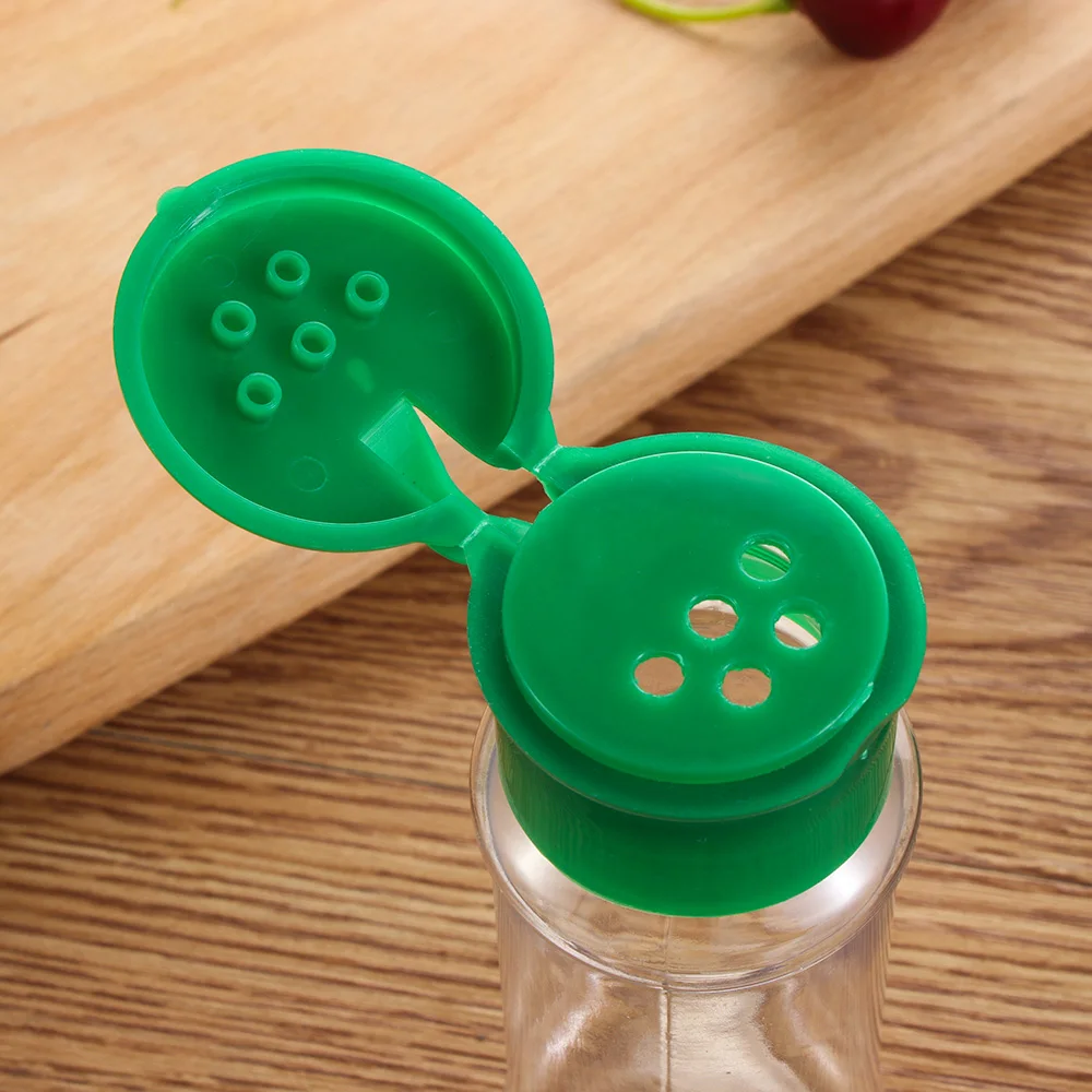 1PC 100ml Plastic Portable Spice Salt Pepper Seasoning Jar Can Barbecue Condiment Bottle Cruet Spice& Pepper Kitchen Tool