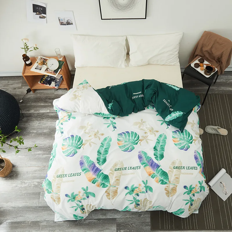 Пододеяльник 1 шт. Мягкое хлопковое одеяло для взрослых и детей постельное белье