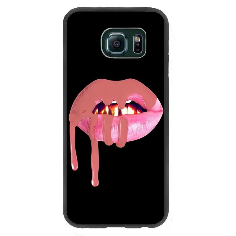 Kylie Jenner губы помада макияж сексуальный мягкий ТПУ чехол для телефона Samsung Galaxy S7