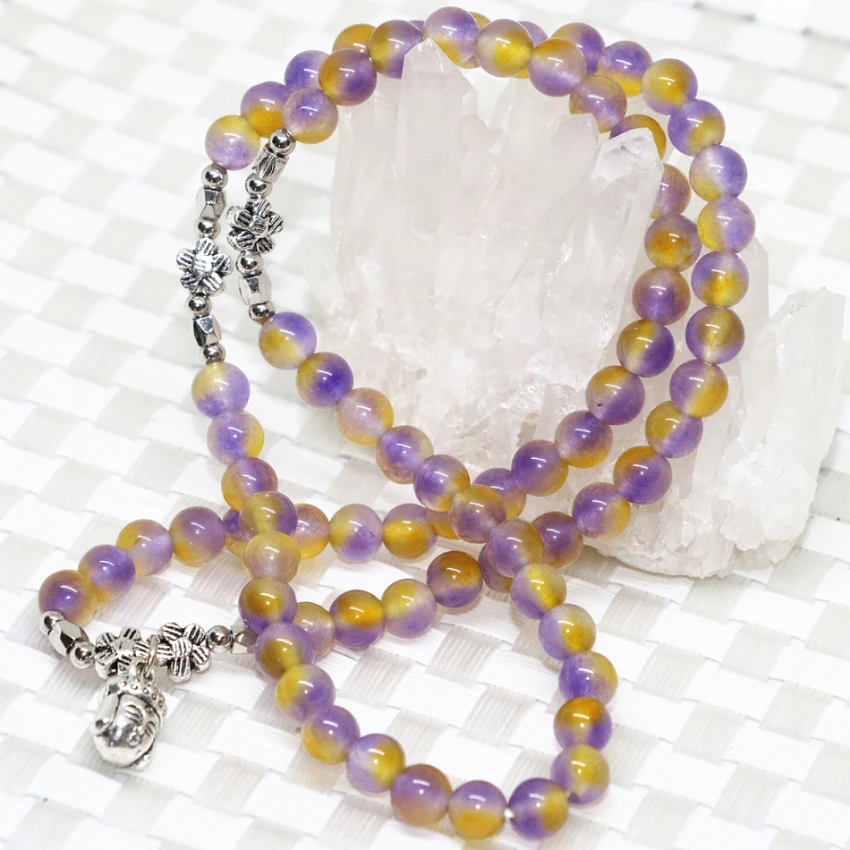 Оптовая цена разноцветные искусственные камни халцедон 6 мм круглые бусины