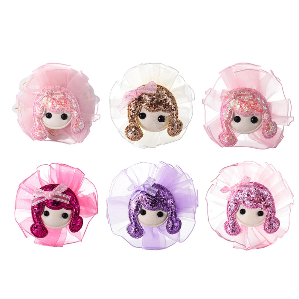 Q M MISM High Quality Girls Hairpins For Kids Babe Hair Clips Princess Child Hairgrip Safe Cute Lace Barrettes Accessories | Украшения и
