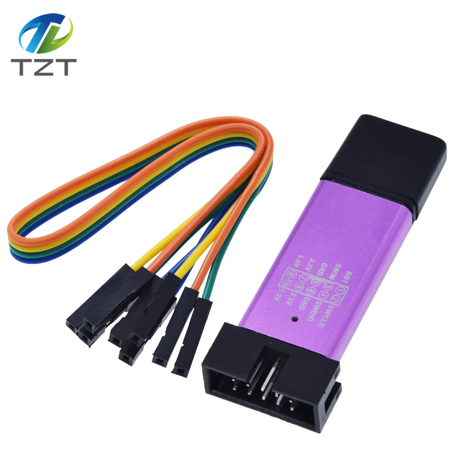 ST LINK Stlink ST-Link V2 Mini STM8 STM32 симулятор скачать программист Программирование с крышкой DuPont кабель ST Link V2