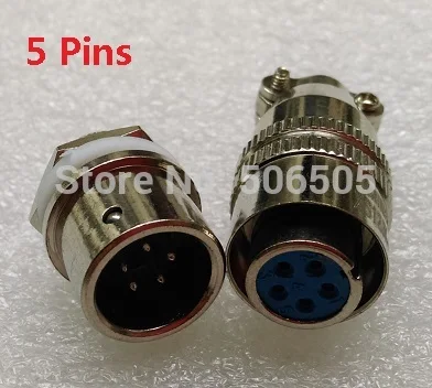 

12 мм Быстрый разъем M12 5pins авиации plug and авиационный разъем кабельная муфта 2 компл./лот
