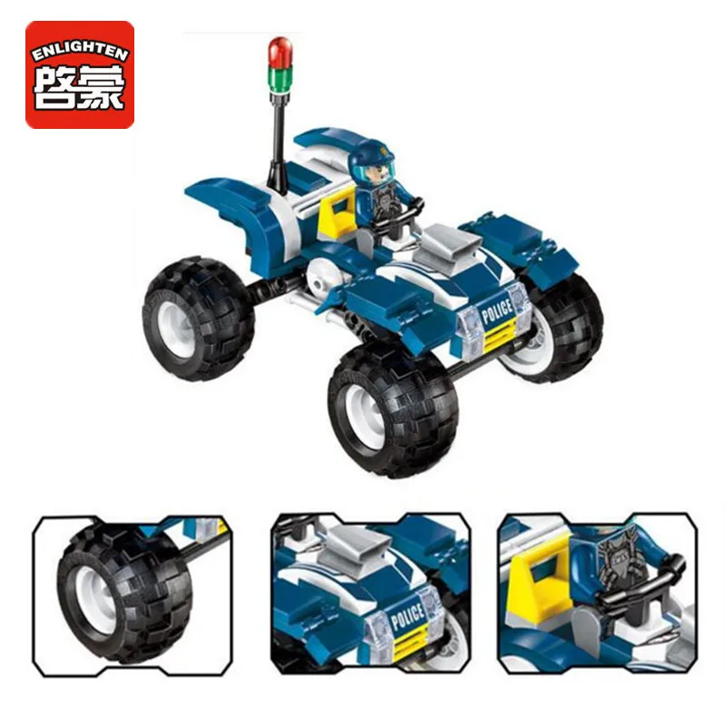 Фото ENLIGHTEN 139Pcs City Police Strike Out Model Building Blocks Toys for Children DIY Block Bricks Sets Toy Kids Educational Gifts Игрушки и ENLIGHTEN 139Pcs City Police Strike Out Model Building Blocks Toys for Children DIY Block Bricks Sets Toy Kids Educational Gifts Игрушки и