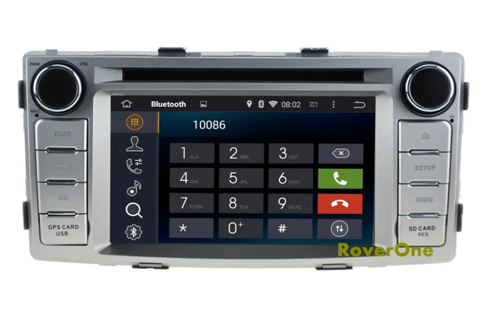 Для Toyota Hilux Android 8 1 Авто Радио Стерео DVD GPS навигация СБ Navi мультимедиа головное
