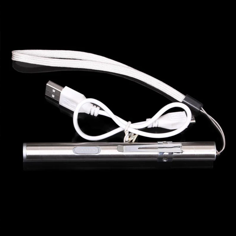 USB Перезаряжаемый светодиодный фонарик высокое качество мощный мини в форме Луны