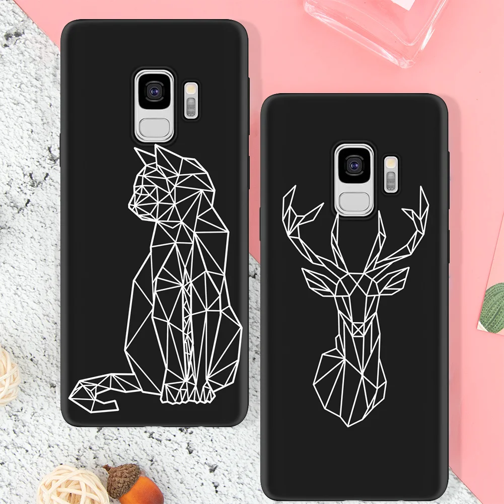 Чехол из ТПУ с кошкой чехол для samsung Galaxy A50 A70 Note 8 9 10 Pro S8 S9 S10 плюс S10e J4 J6 плюс A9 J5 J7 Prime J3 M30 чехол