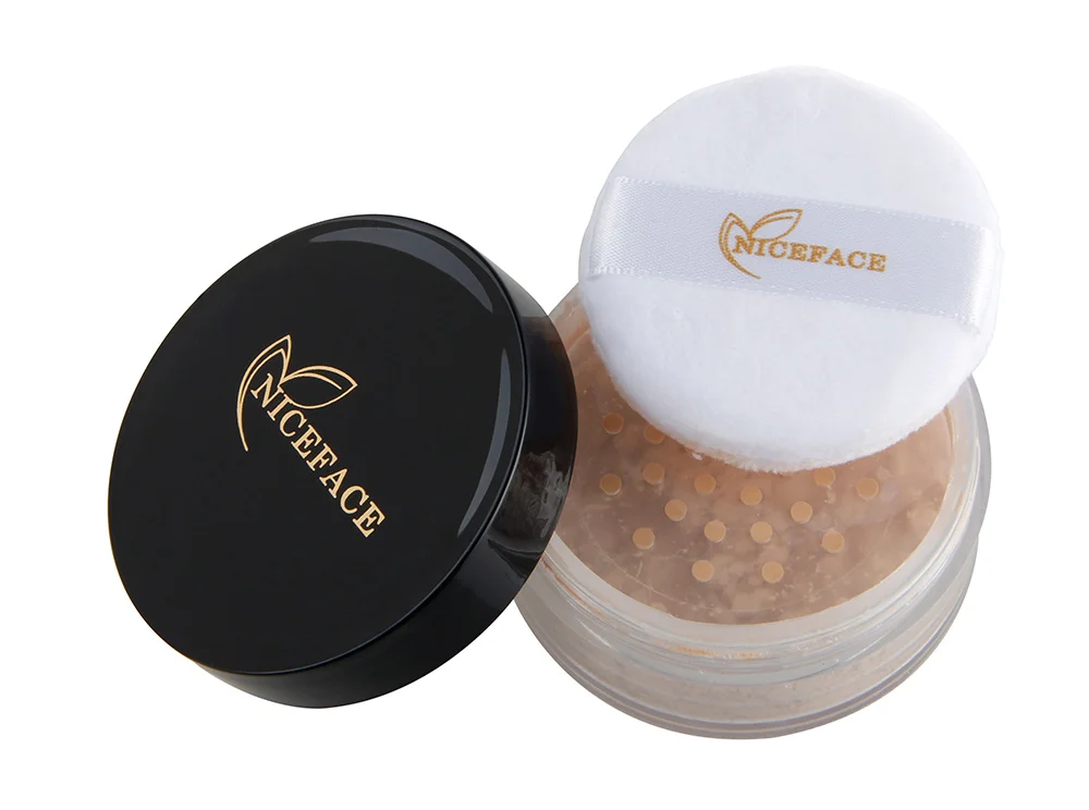 NICEFACE 5 цветов Рассыпчатая водостойкая косметическая пудра для лица с масляным контролем