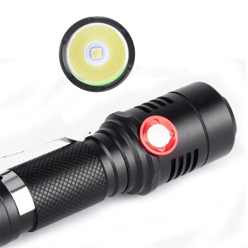 Горячий черный светодиодный светильник Cree XML-T6 3800lm 3 режима тактический охотничий