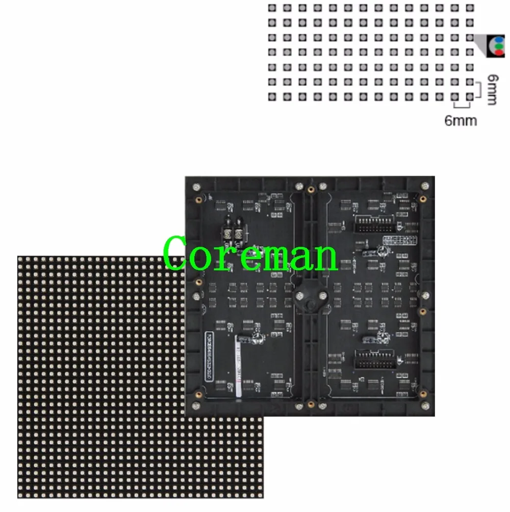 Светодиодная панель 3528 3 в 1 для помещений HD SMD 32*32 RGB полноцветная P6 светодиодная